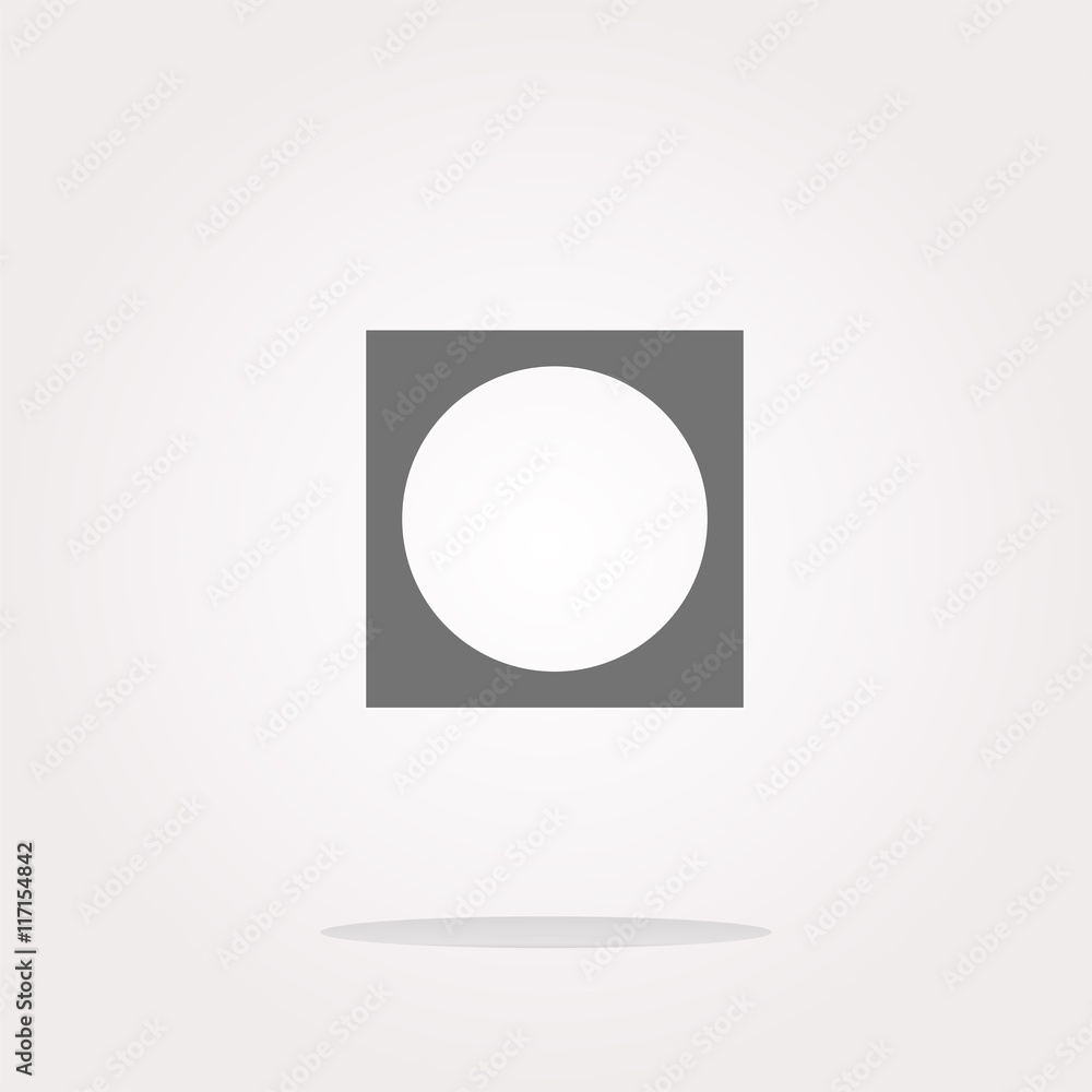 Aufkleber apps icon. abstract sign on web button isolated on white . vector illustration