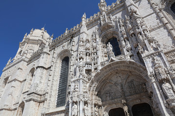 Jeronimos Church in Lisbon. Portugal