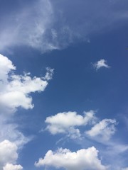Summer Sky with Clouds