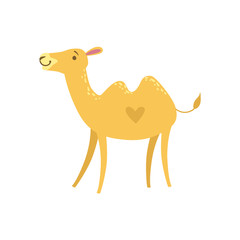 Camel Stylized Childish Drawing