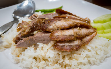  Duck rice in Chinese restaurant