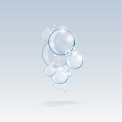 Realistic soap bubbles