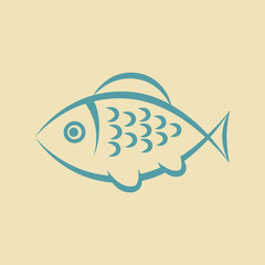 Fish vector icon