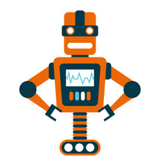 robot electric avatar icon