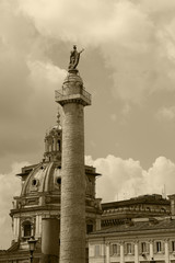 Fototapeta premium Rome,Italy,Colonna Traiana.