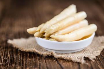 Some fresh white Asparagus (selective focus)