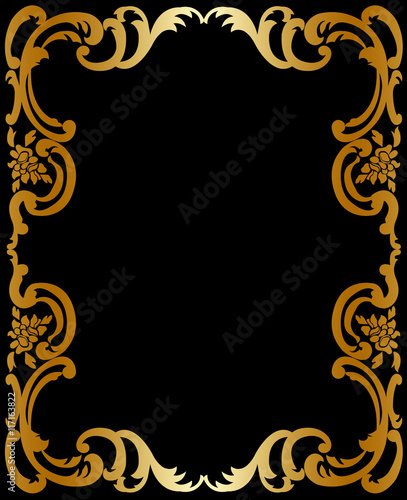 "Vintage gold frame" Stock image and royalty-free vector files on