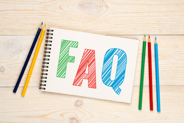 FAQ, frequently asked question concept