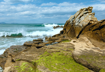Beach Azkorri or Gorrondatxe view.