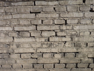 old grey brick wall texture