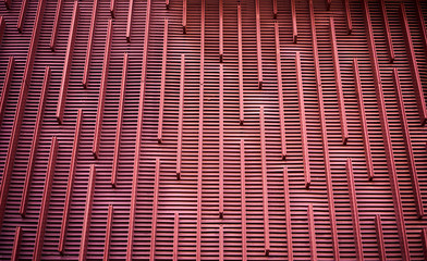abstract modern wooden red wall line pattern