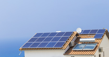 solar panels, sun, electricity