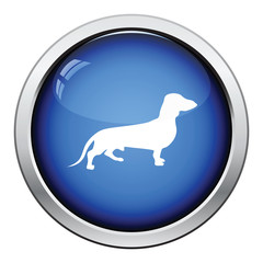 Dachshund dog icon