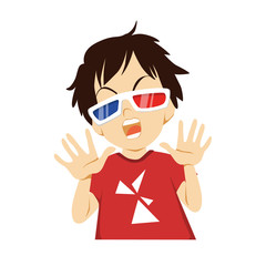 3Dメガネ少年２