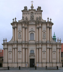 Fototapeta na wymiar Church of St Joseph the Guardian in Warsaw