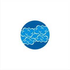 house cleaning foam logo template