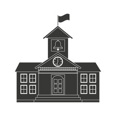 building school flag icon