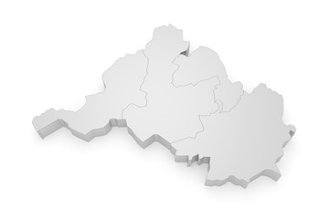 Saarbrücken Bezirke 3D