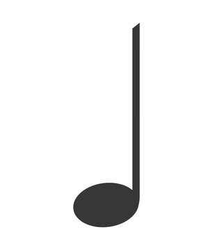 note music silhouette icon
