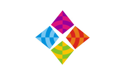 Triangle logo template