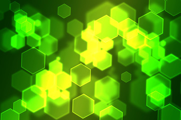 Hexagonal abstract background