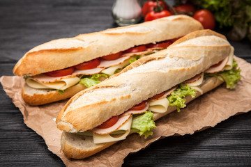 Panini grilled sandwich