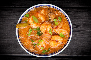 Asian shrimp soup