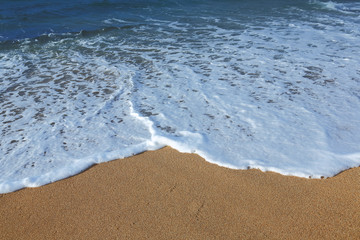 Ocean waves on the beach