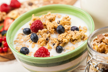 Muesli with berries
