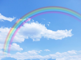 rainbow  sky