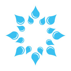 water drop isolated icon