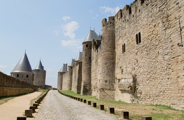 Fototapeta na wymiar Ville de Carcassonne