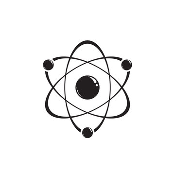 Molecule icon. Atom icon. Vector illustration EPS 10