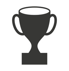 trophy award silhouette icon