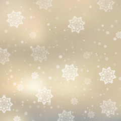 Christmas background with snowflakes