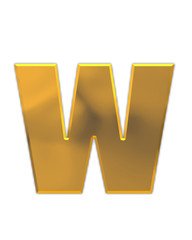 Alphabet Glowing Planets Plain W