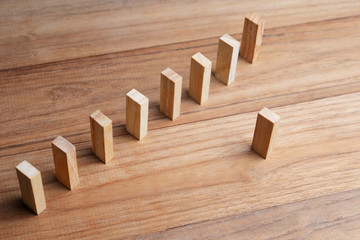 One dominant wood block