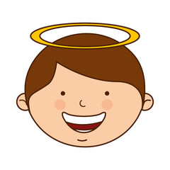 angel boy character icon