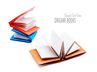 Origami paper books - 117183896