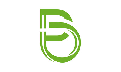 Obraz premium letter B logo