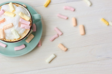 coffee with marshmallows