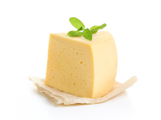 Cheese isolated on white background