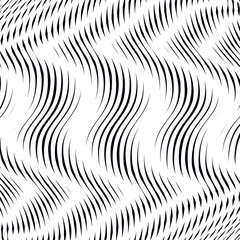 Moire pattern, monochrome vector background with trance effect.