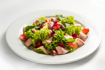 salad with cherry tomatoes