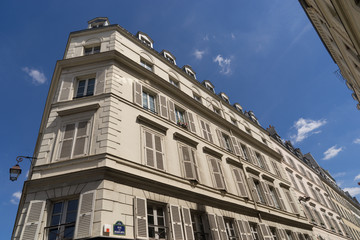 ancient stone building in Paris, France