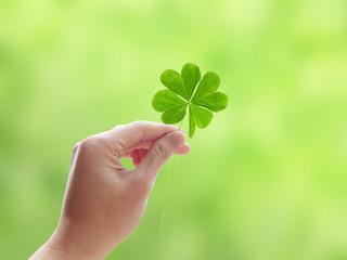 Clover hand © rrice