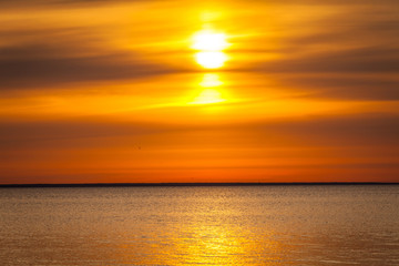 Fototapeta premium sunset at Baltic sea