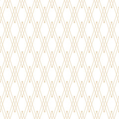 Fototapeta premium Seamless texture for websites and brochures.Modern zigzag pattern, repeating geometric background with linear grid.Endless abstract ornament.Monochrome beige and white palette.Chevron with thin lines.