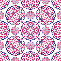 geometrical flower mehendi mandala