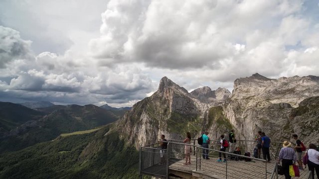 observation point on top of mountain range